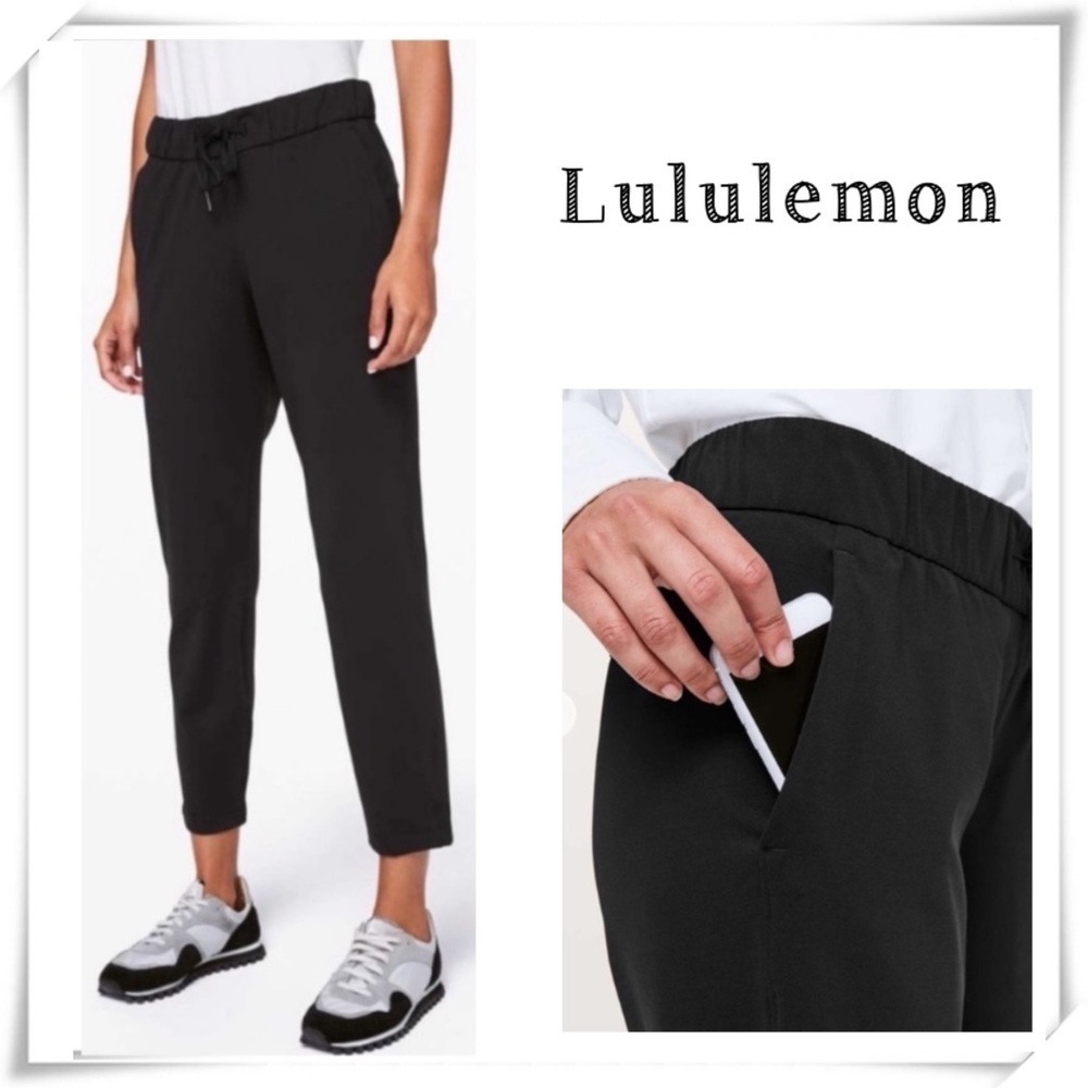LULULEMON On The Fly Joggers Pants in Black Size XS